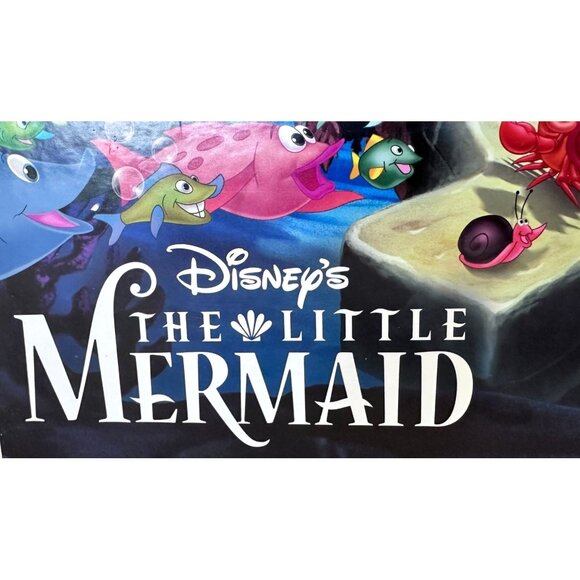 Monopoly Disneys The Little Mermaid Edition 8+ Ariel Ursula Eric Sabastian NEW - Picture 7 of 8